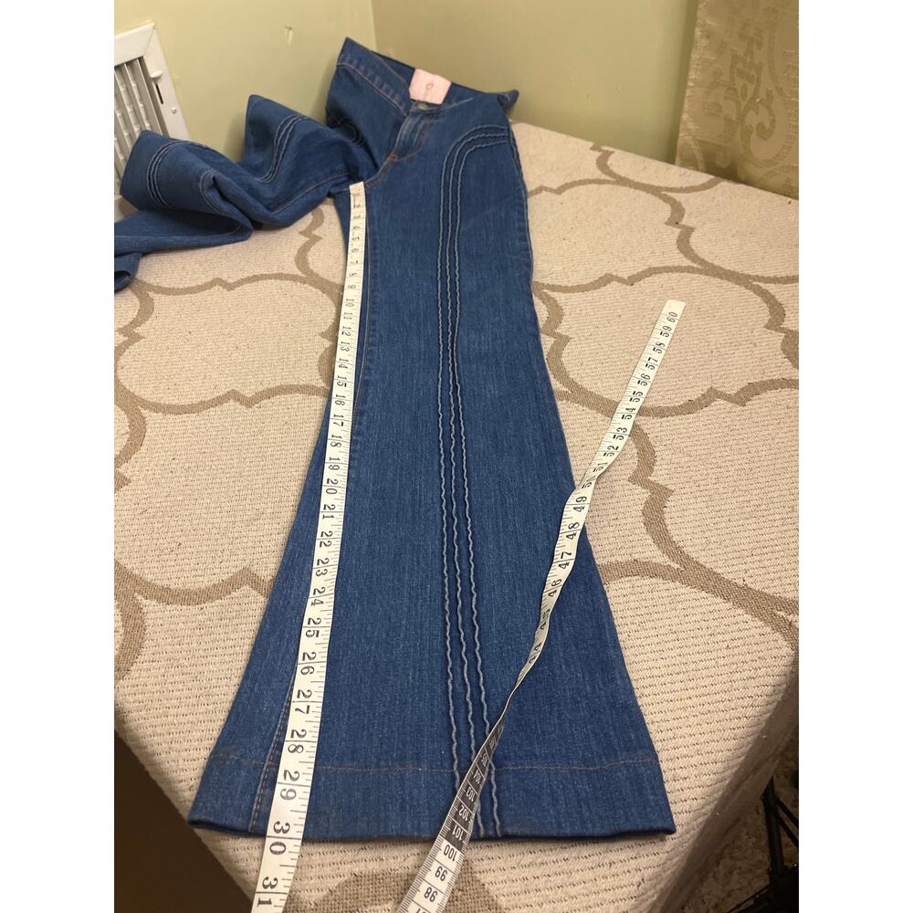 Revice Rollergirl Flares / Blue Clue Wash, size 25, MSRP $120 - Picture 5 of 16